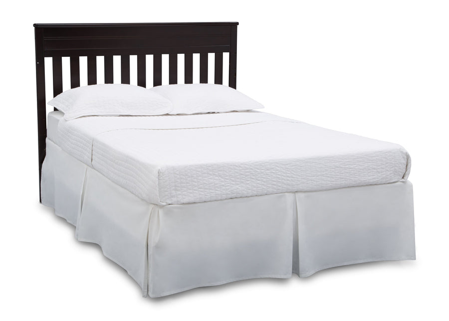 Delta Children Dark Chocolate (207) Presley Convertible Crib N Changer (530260), Full Size Bed, c6c 17-Presley Convertible Crib and Changer