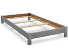 Delta Children Grey (026) Platform Twin Bed, Frame a4a 3-Platform Twin Bed