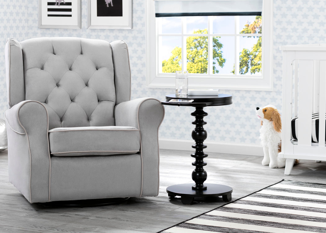 Delta Children Ebony (0011) Emery End/Side Table (531460), Nursery Shot, c1c