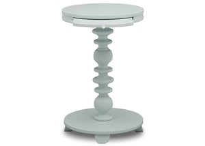 Delta Children Misty Blue (1330) Emery End/Side Table (531460), Front Silo, d4d 25