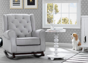 Delta Children Bianca White (130) Emery End/Side Table (531460), Nursery Shot, b1b 11