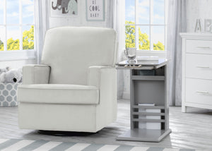 Delta Children Grey (026) Nolan End/Side Table (531460), End Table Room Shot, a1a 25