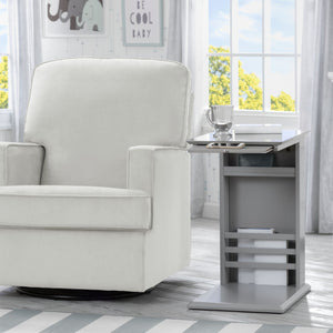 Delta Children Grey (026) Nolan End/Side Table (531460), End Table Room Shot, a1a 6