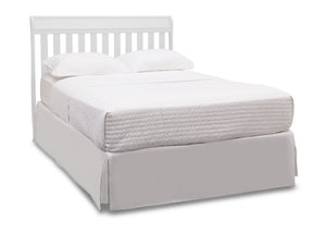 Delta Children White (100) Bridgeport Crib N' Changer, Full Bed View a6a 5