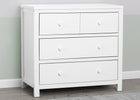 3 Drawer Dresser Delta Children Bianca White (130) 11-3 Drawer Dresser
