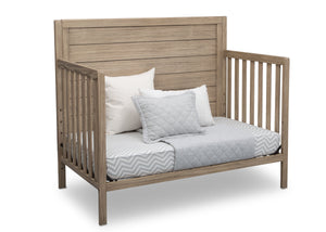 Delta Children Rustic Driftwood (112) Cambridge 4-in-1 Crib, Day Bed Silo View 23