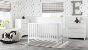 Delta Children Rustic Bianca (170) Cambridge 4-in-1 Crib, Room View, b1b 3