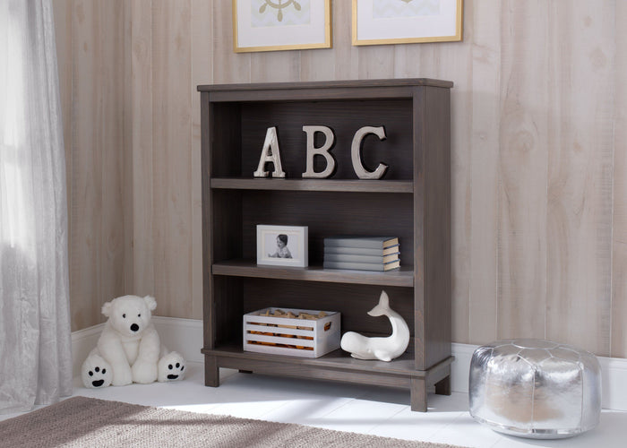 Delta Children Rustic Grey (084) Cambridge Bookcase/Hutch, hangtag, a1a 0-Cambridge Bookcase/Hutch
