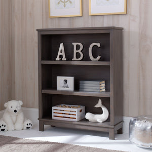 Delta Children Rustic Grey (084) Cambridge Bookcase/Hutch, hangtag, a1a 0