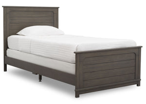 Delta Children Rustic Grey (084) Monterey Farmhouse Twin Bed (536270), Side View, a2a 3
