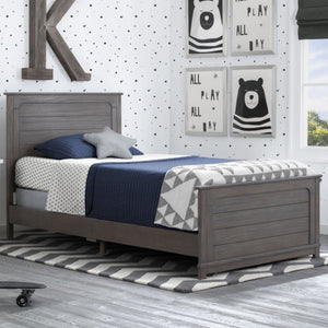 Delta Children Rustic Grey (084) Monterey Farmhouse Twin Bed (536270) 6