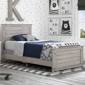 Delta Children Rustic White (119) Monterey Farmhouse Twin Bed (536270) 9
