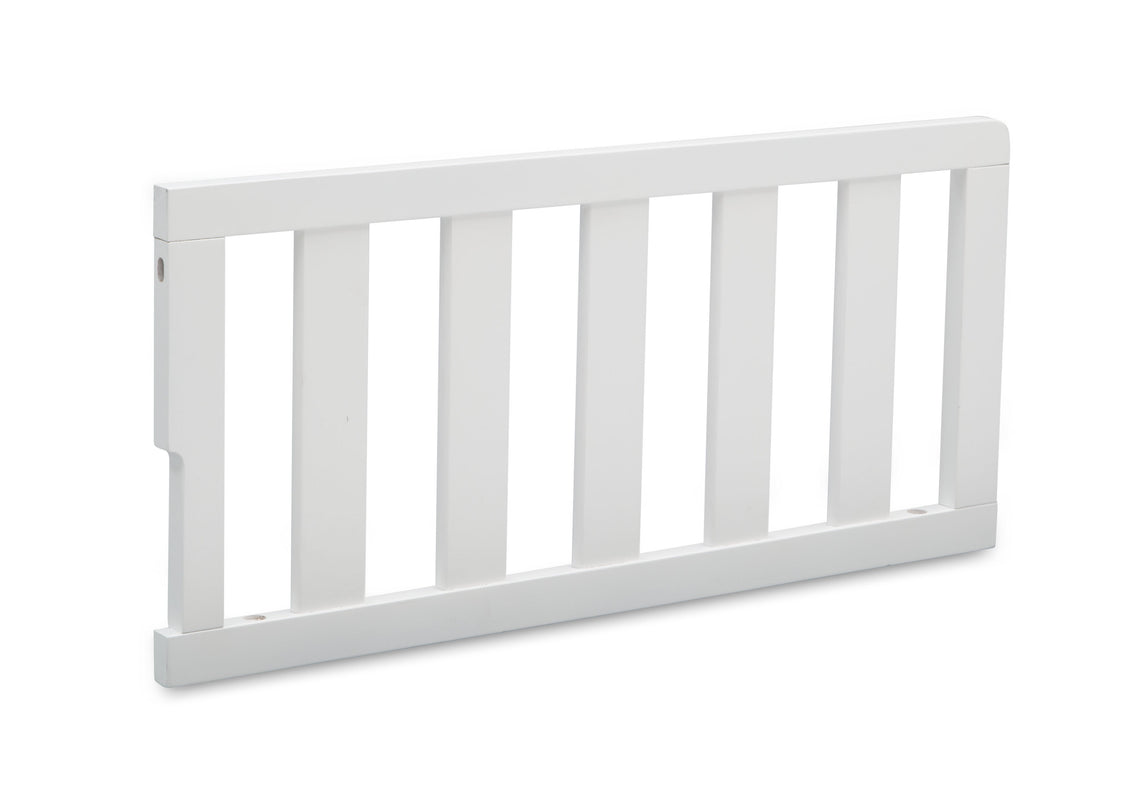 Delta Children Bianca White (130) Guardrail (536725), Side View, b2b