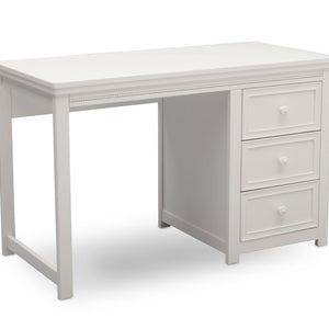 Delta Children White Ambiance (108) Lindsey Desk, Angled View, a3a 13-Lindsey Desk