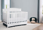 Delta Children White (100) Essington 4-in-1 Crib Hangtag a1a 1-Essington 4-in-1 Crib