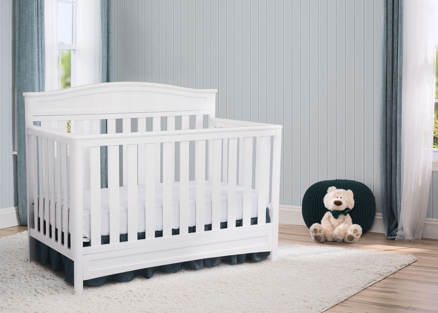 Delta Children White (100) Essington 4-in-1 Crib Hangtag a1a 1-Essington 4-in-1 Crib