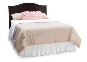 Delta Children Dark Chocolate (207) Maverick 4-in-1 Crib, angled conversion to full size bed, a6a 5