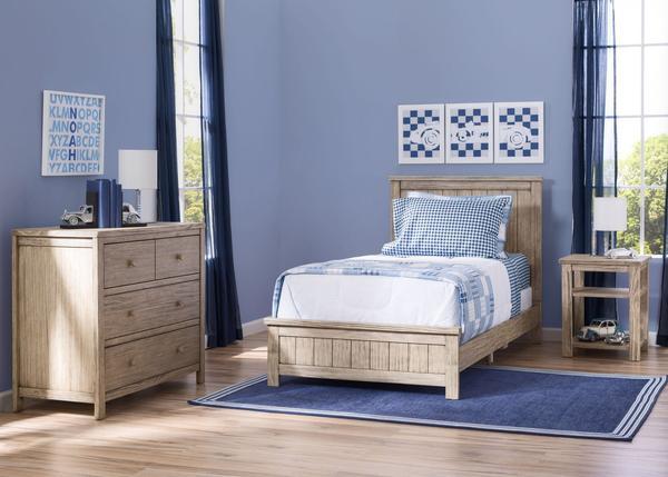 Mason Twin Bed Rustic Driftwood (112)