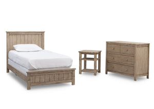 Delta Children Rustic Driftwood (112) Farmhouse 3-Piece Twin Room-in-a-Box, b3b 5