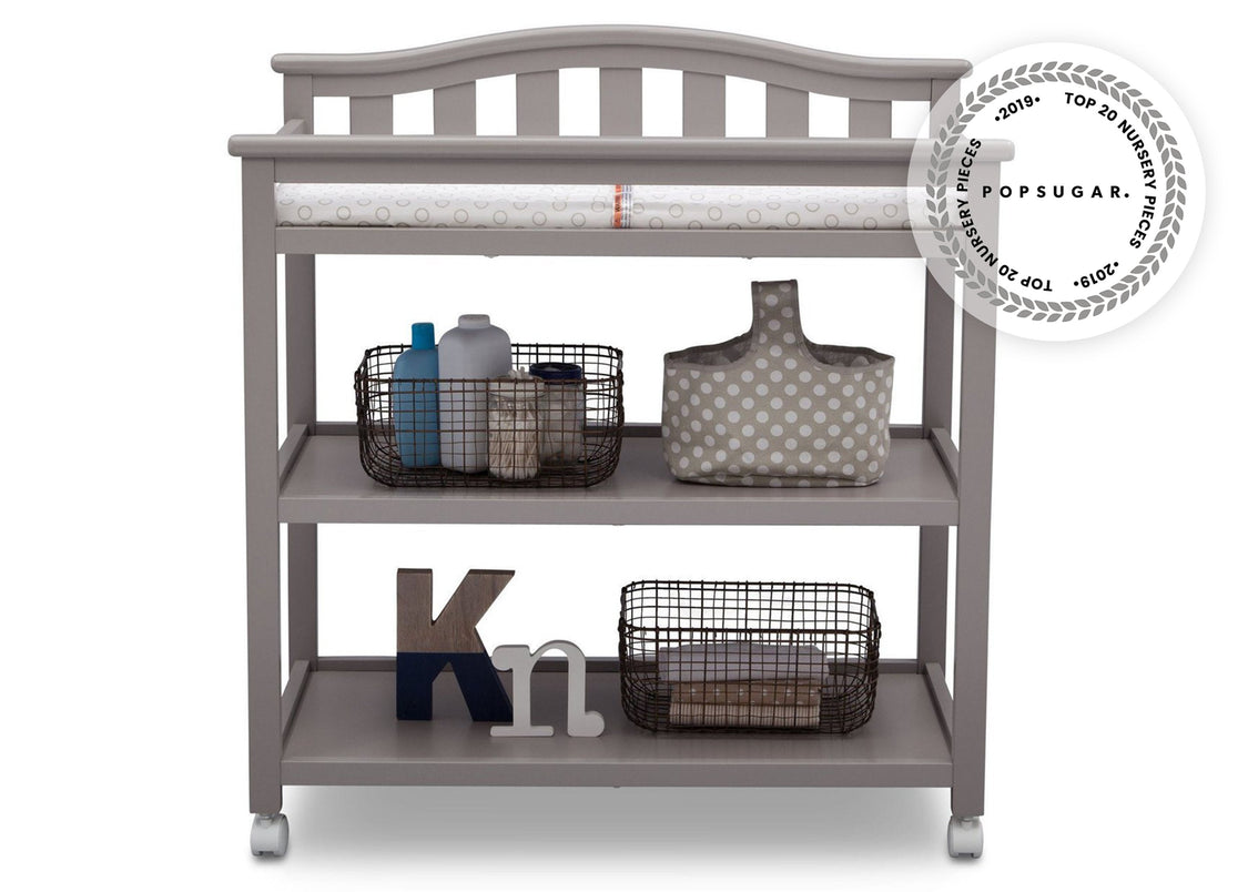 Delta Children Grey 026 Independence Changing Table Front View a2a 