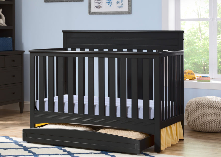 Black (001) 540340-001 1-Fabio 4-in-1 Crib