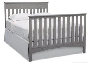 Delta Children Grey (026) Fabio 4-in-1 Crib, Full-Size Bed Conversion c6c 38