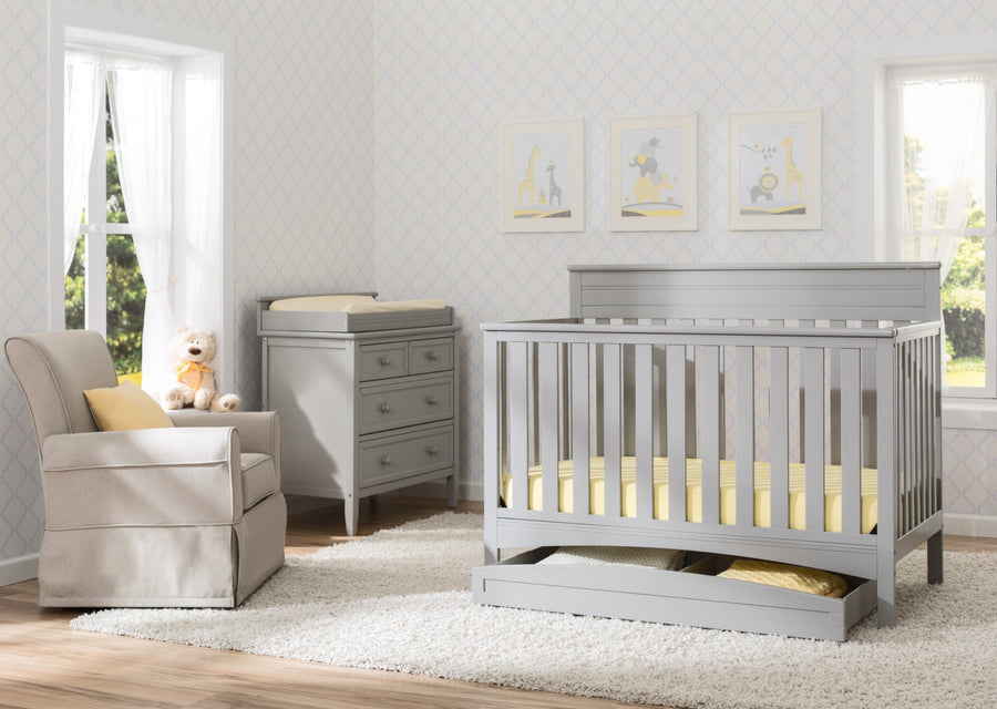 Grey (026) 540340-026 6-Fabio 4-in-1 Crib