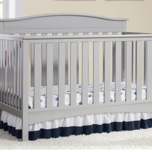 Delta Children Grey (026) Bakerton 4-in-1 Crib Room View a1a 1