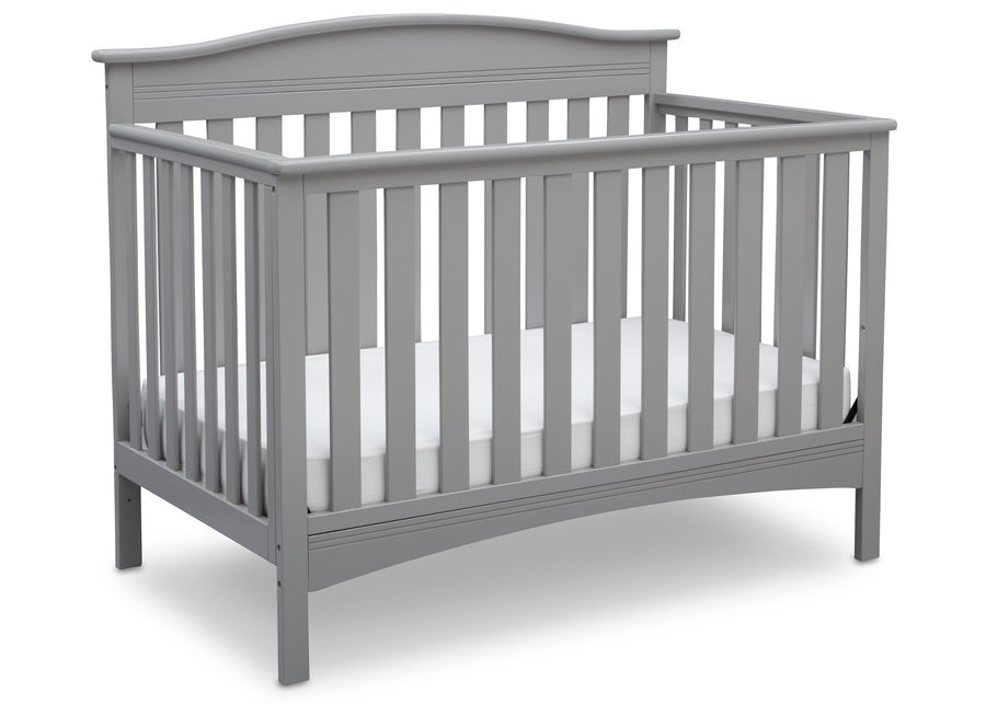 Delta Children Grey (026) Bakerton 4-in-1 Crib Side View a2a 1-Bakerton 4-in-1 Crib