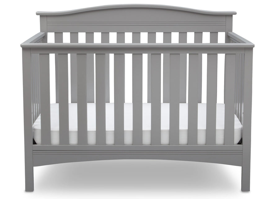 Delta Children Grey (026) Bakerton 4-in-1 Crib Front View a3a 2-Bakerton 4-in-1 Crib