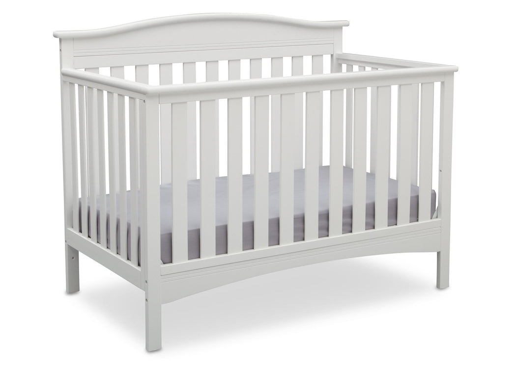 Delta Children Bianca (130) Bakerton 4-in-1 Crib  Side View b3b