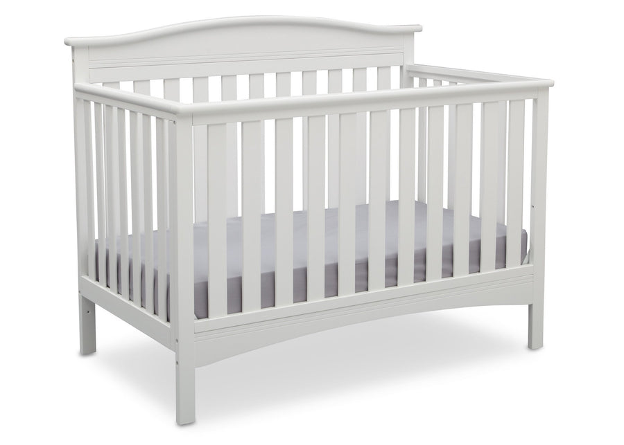 Delta Children Bianca (130) Bakerton 4-in-1 Crib  Side View b3b 6-Bakerton 4-in-1 Crib