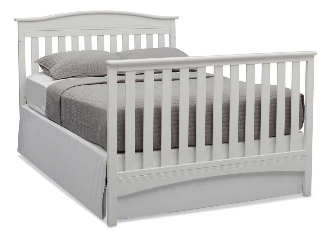 Delta Children Bianca (130) Bakerton 4-in-1 Crib Full Bed Conversion with Footboard View b6b