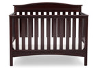 Delta Children Dark Chocolate (207) Bakerton 4-in-1 Crib Front View c2c 12-Bakerton 4-in-1 Crib
