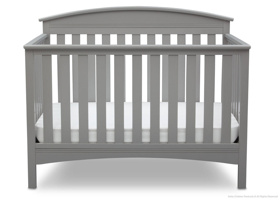 Delta Children Grey (026) Abby 4-in-1 Crib Front View a2a 6-Abby 4-in-1 Convertible Crib