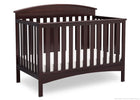 Delta Children Dark Chocolate (207) Abby 4-in-1 Crib Side View c3c 14-Abby 4-in-1 Convertible Crib