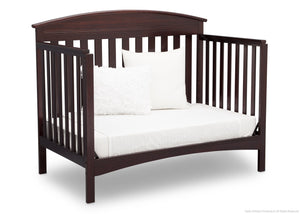 Delta Children Dark Chocolate (207) Abby 4-in-1 Crib Daybed Conversion Side View c5c 17