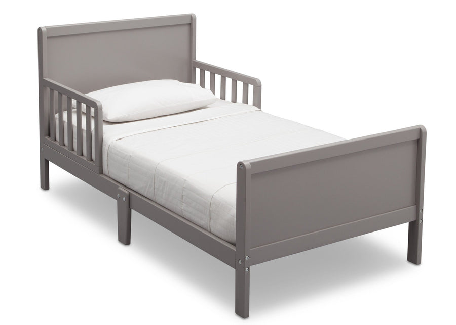 Delta Children Fancy Toddler Bed, Grey (026), Right View, a2a 3-Fancy Toddler Bed