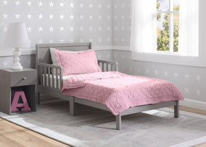 Delta Children Fabio Toddler Bed, Grey (026), Room View, a1a 6