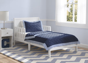 Delta Children Fabio Toddler Bed, Bianca (130), Room View, b1b 9