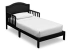 Delta Children Baker Toddler Bed, Black (001), Right View, d2d 6-Baker Toddler Bed