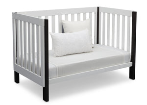 Delta Children Bianca with Ebony (149) Bellevue 3-in-1 Crib, Daybed Conversion a7a 6