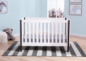 Delta Children Bianca with Ebony (149) Bellevue 3-in-1 Crib, Hangtag a2a 16