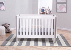 Delta Children Bianca with Grey (166) Bellevue 3-in-1 Crib, Hangtag b2b 31