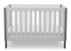 Delta Children Bianca with Grey (166) Bellevue 3-in-1 Crib, Front Crib View b3b 9-Bellevue 3-in-1 Crib