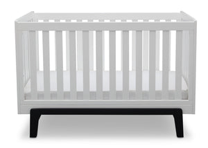 Delta Children Bianca White with Ebony (149) Aster 3-in-1 Crib, Straight Crib View a3a 0