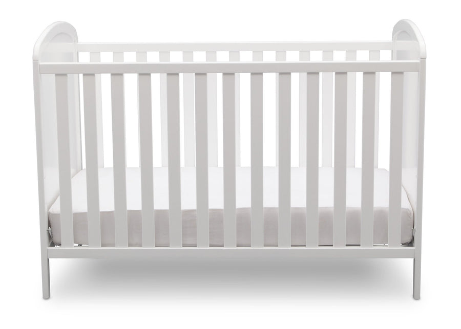 Delta Children, Bianca With Animal Motif (1303), Modbaby 3-in-1 Crib, straight on, a3a 6-Modbaby 3-in-1 Crib