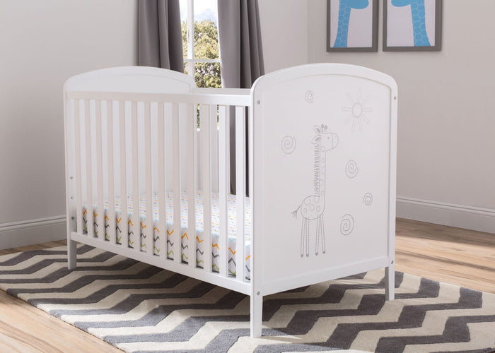 Delta Children, Bianca With Animal Motif (1303), Modbaby 3-in-1 Crib, hangtag, a2a 0-Modbaby 3-in-1 Crib