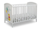 Delta Children Bianca White with Pooh (1301) Disney Winnie The Pooh 3-in-1 Convertible Baby Crib by Delta Children, Right Crib View a3a 4-Disney Winnie The Pooh 3-in-1 Convertible Crib