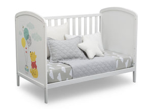 Delta Children Bianca White with Pooh (1301) Disney Winnie The Pooh 3-in-1 Convertible Baby Crib by Delta Children, Daybed View a5a 10